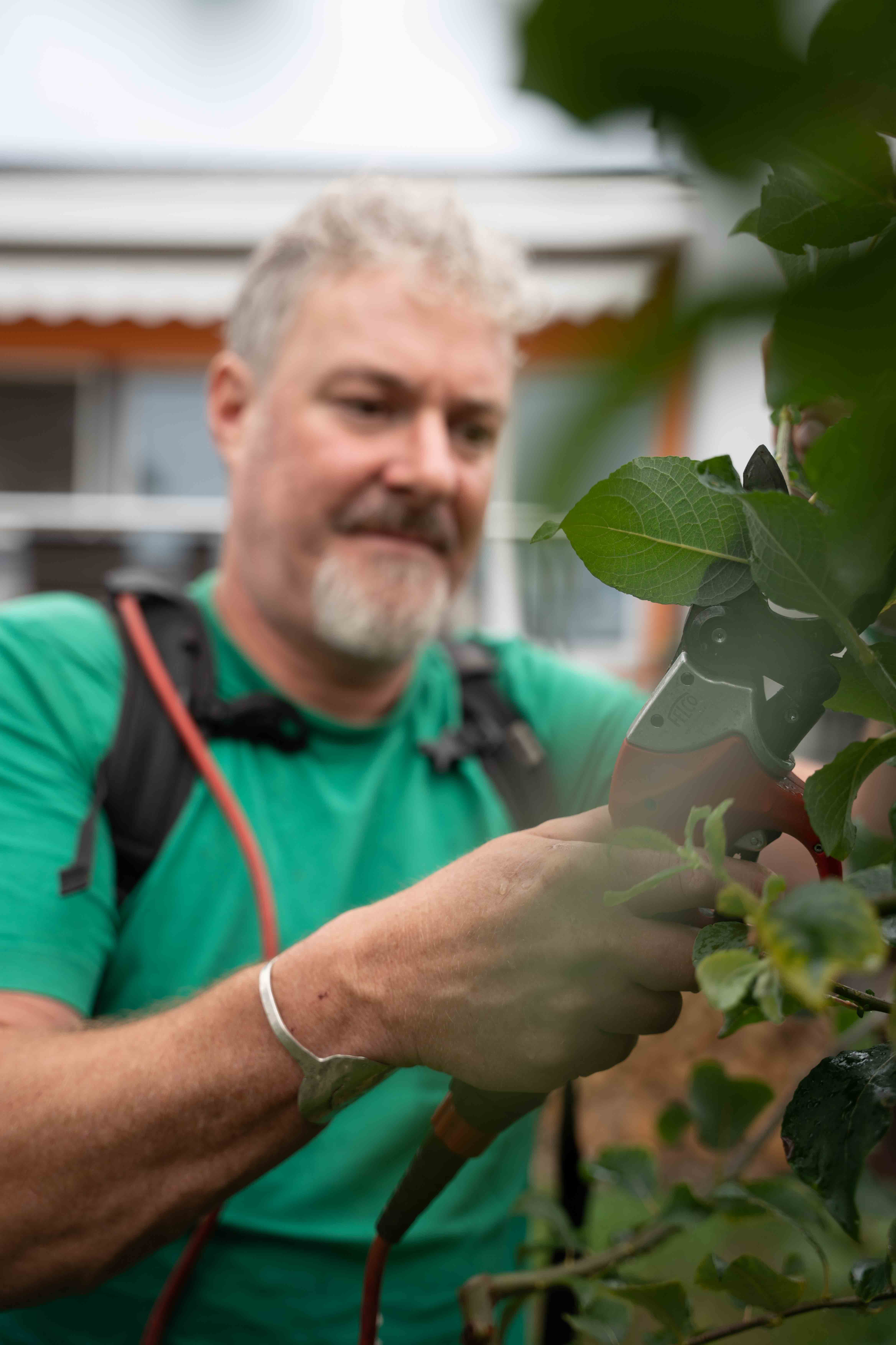 Blatt Gartenpflege Lukas